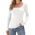 Bella Notte Beyaz Uzun Kollu Trend Bluz BN6576B