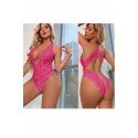 Bella Notte Fuşya Özel Bölgesi Ve Sırtı Açık Babydoll Seksi Gecelik 15064 S/M