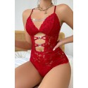 Bella Notte Kırmızı Zincir Detaylı Dantelli Babydoll 15098 S