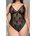 Bella Notte Siyah Dantel Özel Tasarım Babydoll 15073 S/M