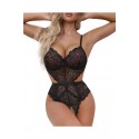 Bella Notte Siyah Dantelli Özel Bölgesi Açık Babydoll Gecelik 15050 S/M