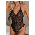 Bella Notte Siyah Dantel Sırtı Açık Seksi Babydoll 15006