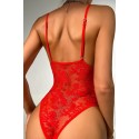 Bella Notte Kırmızı Dantel Özel Tasarım Babydoll 15072