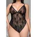 Bella Notte Siyah Dantel Özel Tasarım Babydoll 15073