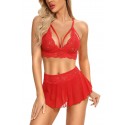 Bella Notte Özel Bölgesi Açık Kırmızı Etekli Bralet Sütyen Takım 16016