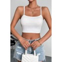 Bella Notte Beyaz İp Askılı Crop BN6571B