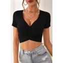 Bella Notte Siyah Anvelop Bluz BN6578S