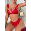 Bella Notte Kırmızı Balensiz Sütyen Takım PR16067